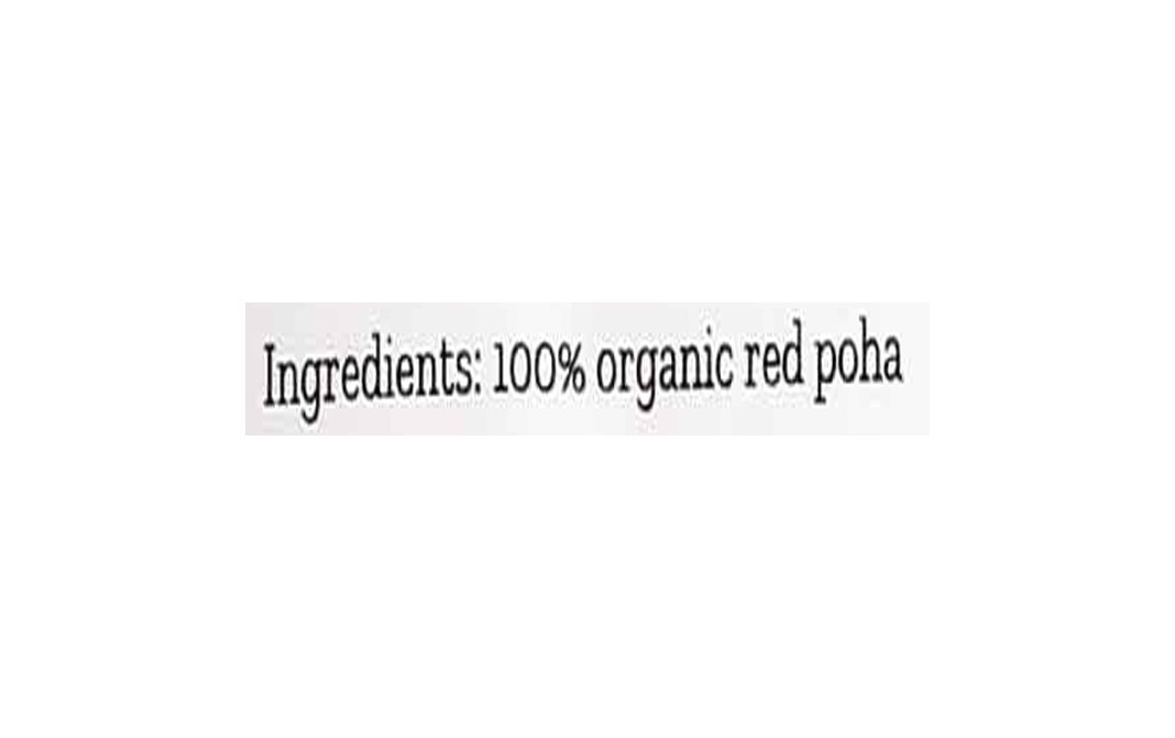 Conscious Food Red Rice Flakes Lal Poha Organic   Pack  200 grams